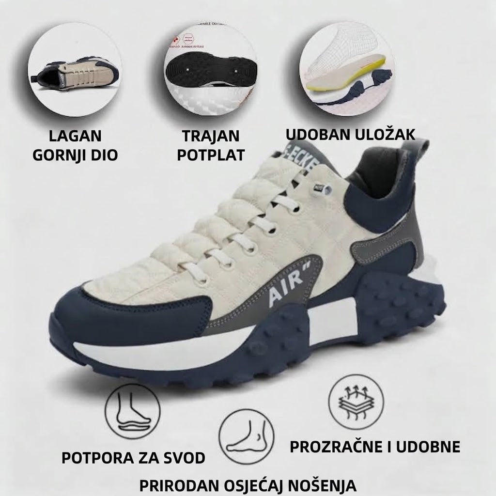 【⏰60% popusta danas! Ne propustite!】 WHITENTO®Ergonomski dizajnirane ortopedske cipele za hodanje koje apsorbiraju udarce✅️Zdrave ortopedske cipele posebno dizajnirane za europske muškarce.