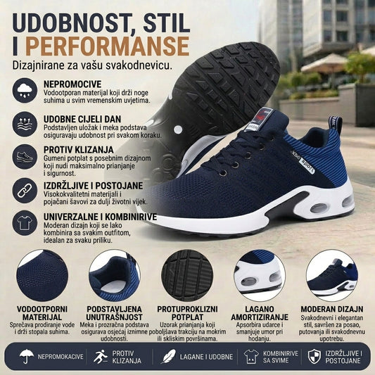 【⏰60% popusta danas! Ne propustite!】 WHITENTO®Ergonomski dizajnirane ortopedske cipele za hodanje koje apsorbiraju udarce✅️Zdrave ortopedske cipele posebno dizajnirane za europske muškarce.