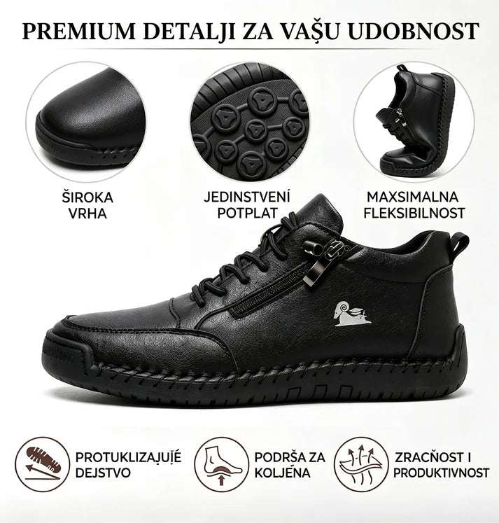 🔥 60% popusta – Ne propustite | Odabrana obuća od teleće kože – ortopedske cipele – 👞 – izdržljive, protuklizne i vodootporne | potpora svodu stopala, ublažavanje boli, unisex