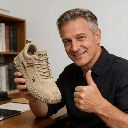 【⏰60% popusta danas! Ne propustite!】WHITENTO®Ergonomski dizajnirane ortopedske cipele za hodanje koje apsorbiraju udarce✅️Zdrave ortopedske cipele posebno dizajnirane za europske muškarce.