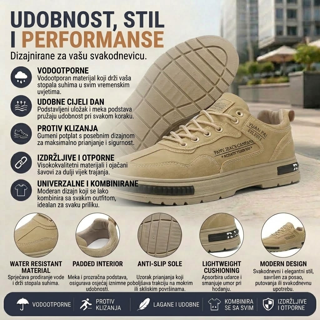 【⏰70% popusta danas! Ne propustite!】WHITENTO®Ergonomski dizajnirane ortopedske cipele za hodanje koje apsorbiraju udarce✅️Zdrave ortopedske cipele posebno dizajnirane za europske muškarce.