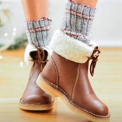 (🔥Ponuda ograničenog trajanja: 70% popusta - Ne propustite!)⏰ - Mekane i udobne tople cipele od ovčje kože u retro stilu✅zimná fleecová podšívka + ručne šité👞 (s potporom za svod stopala za lakše hodanje)
