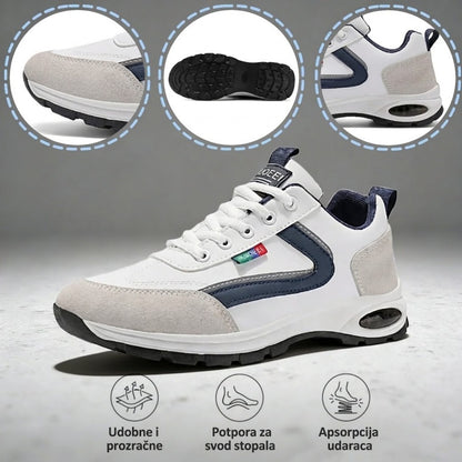 【⏰60% popusta danas! Ne propustite!】 WHITENTO®Ergonomski dizajnirane ortopedske cipele za hodanje koje apsorbiraju udarce✅️Zdrave ortopedske cipele posebno dizajnirane za europske muškarce.