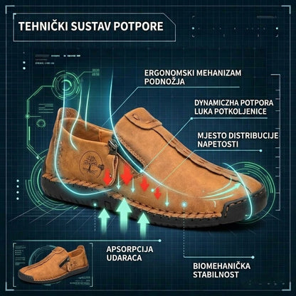 (🔥60% popusta danas - ne propustite!) WHITENTO® - Muške ortopedske cipele od prave kože ✅ Recite zbogom bolovima u stopalima i uživajte u cjelodnevnoj udobnosti!