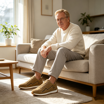 【⏰60% popusta danas! Ne propustite!】WHITENTO® Ergonomski dizajnirane ortopedske cipele za hodanje✅️Zdrave ortopedske cipele posebno dizajnirane za europske muškarce.