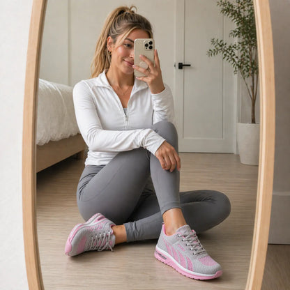【⏰60% popusta danas! Ne propustite!】WHITENTO® Ergonomski dizajnirane ortopedske cipele za hodanje s zračnim jastučićima✅️ Zdrave ortopedske cipele posebno dizajnirane za europske žene.