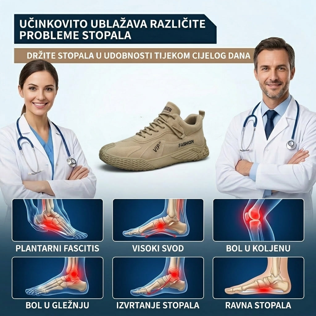 【⏰60% popusta danas! Ne propustite!】WHITENTO®Ergonomski dizajnirane ortopedske cipele za hodanje koje apsorbiraju udarce✅️Zdrave ortopedske cipele posebno dizajnirane za europske muškarce.