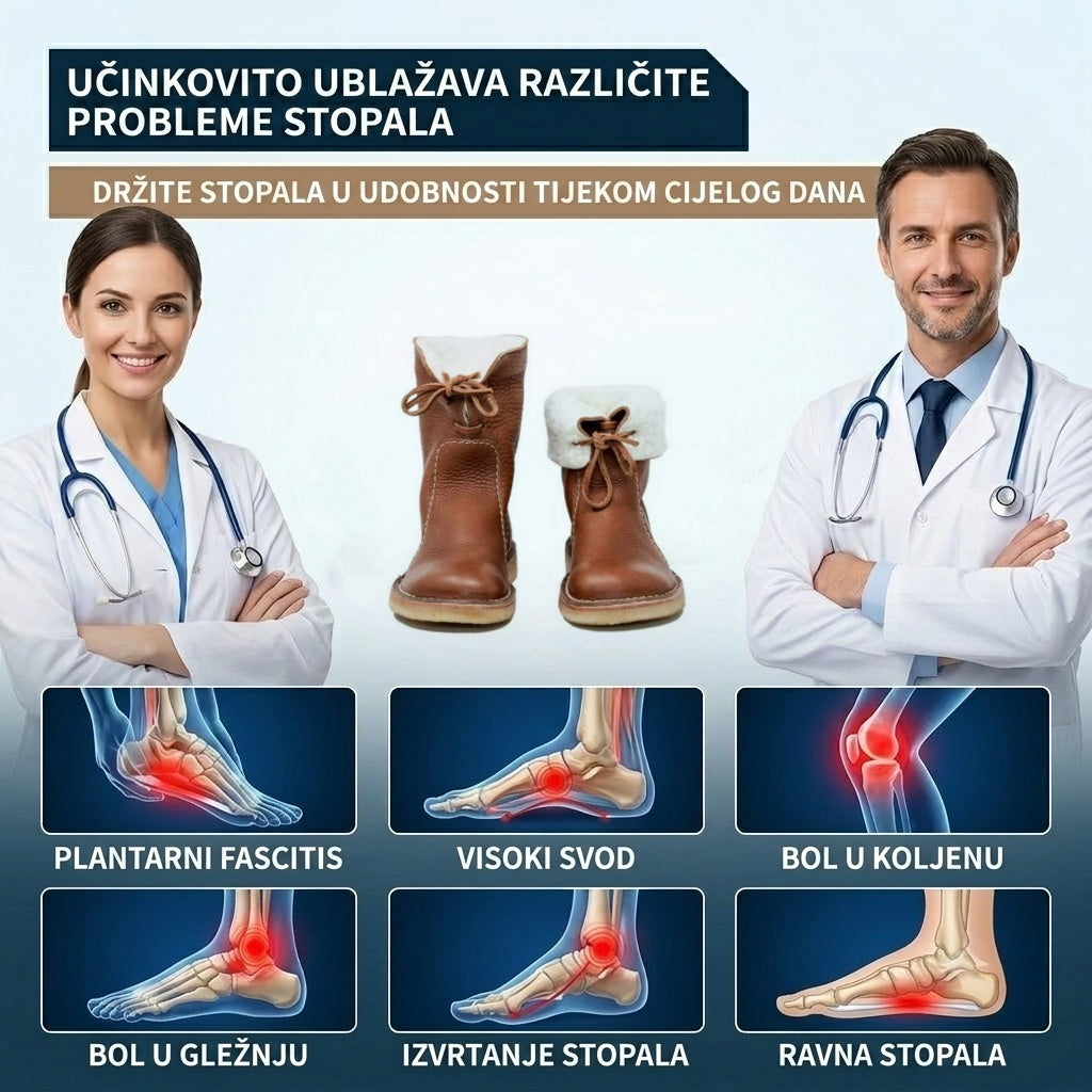 (🔥Ponuda ograničenog trajanja: 70% popusta - Ne propustite!)⏰ - Mekane i udobne tople cipele od ovčje kože u retro stilu✅zimná fleecová podšívka + ručne šité👞 (s potporom za svod stopala za lakše hodanje)