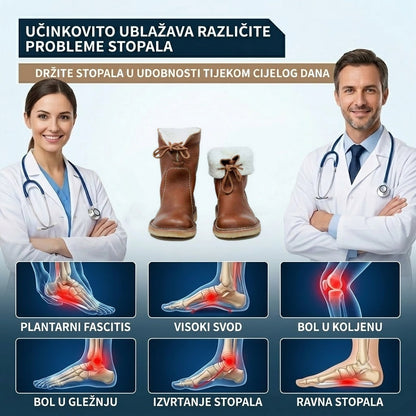 (🔥Ponuda ograničenog trajanja: 70% popusta - Ne propustite!)⏰ - Mekane i udobne tople cipele od ovčje kože u retro stilu✅zimná fleecová podšívka + ručne šité👞 (s potporom za svod stopala za lakše hodanje)
