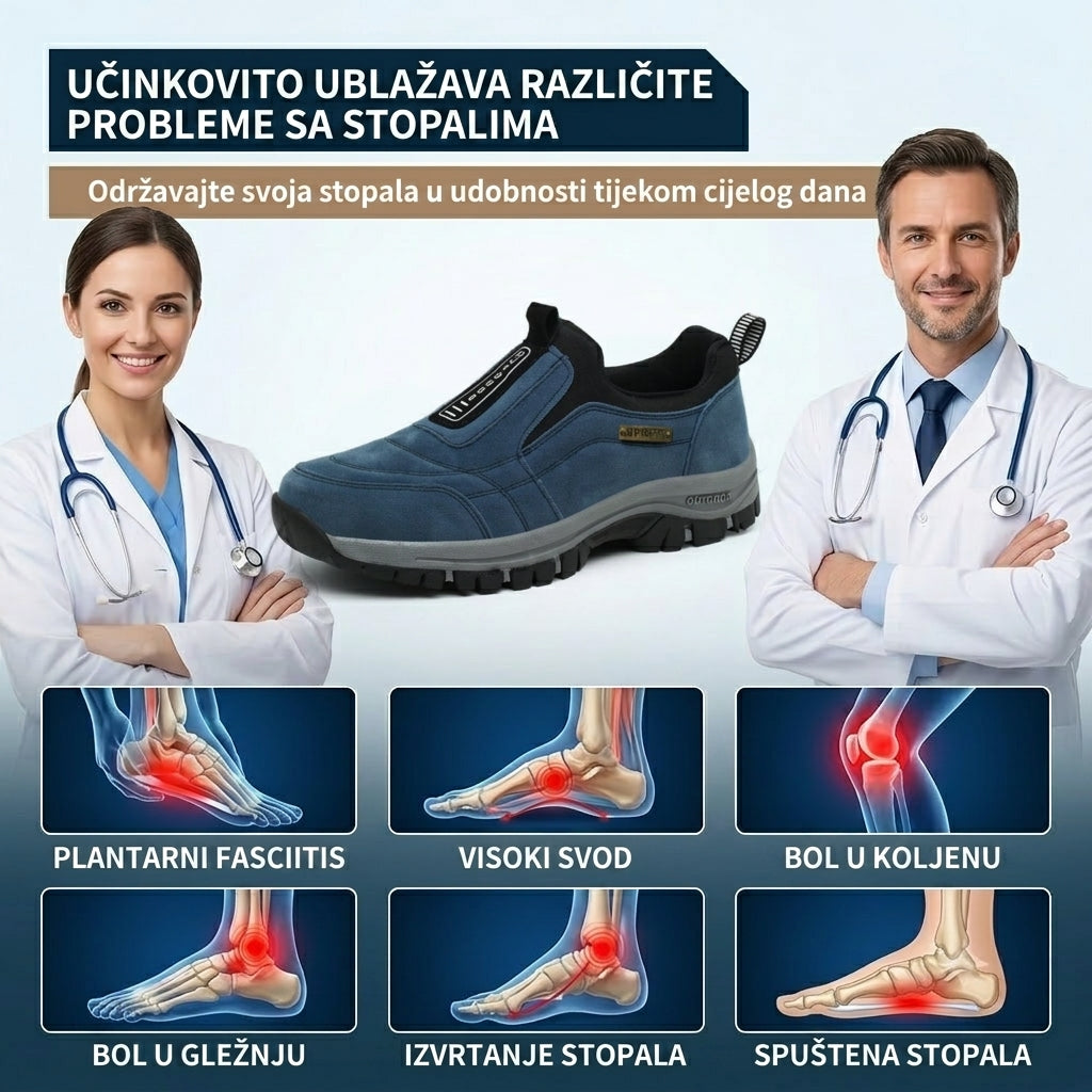 【⏰60% popusta danas! Ne propustite!】Ergonomski dizajnirane ortopedske cipele za hodanje koje apsorbiraju udarce✅️Zdrave ortopedske cipele posebno dizajnirane za europske muškarce.