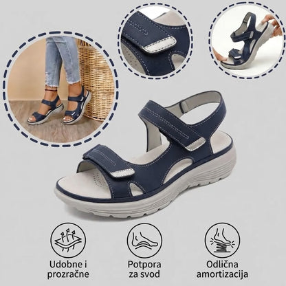 【⏰60% popusta danas!】👡 Ortopedske sandale WHITENTO® za europske žene ✅ Ergonomska potpora za svod stopala ✅ Podesiva širina ✅ Naglašava ljepotu stopala