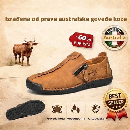 (🔥60% popusta danas - ne propustite!) WHITENTO® - Muške ortopedske cipele od prave kože ✅ Recite zbogom bolovima u stopalima i uživajte u cjelodnevnoj udobnosti!