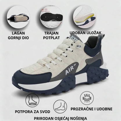 【⏰60% popusta danas! Ne propustite!】 WHITENTO®Ergonomski dizajnirane ortopedske cipele za hodanje koje apsorbiraju udarce✅️Zdrave ortopedske cipele posebno dizajnirane za europske muškarce.