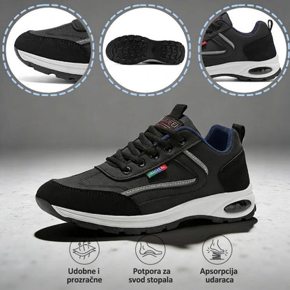【⏰60% popusta danas! Ne propustite!】 WHITENTO®Ergonomski dizajnirane ortopedske cipele za hodanje koje apsorbiraju udarce✅️Zdrave ortopedske cipele posebno dizajnirane za europske muškarce.