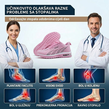 【⏰60% popusta danas! Ne propustite!】WHITENTO® Ergonomski dizajnirane ortopedske cipele za hodanje s zračnim jastučićima✅️ Zdrave ortopedske cipele posebno dizajnirane za europske žene.