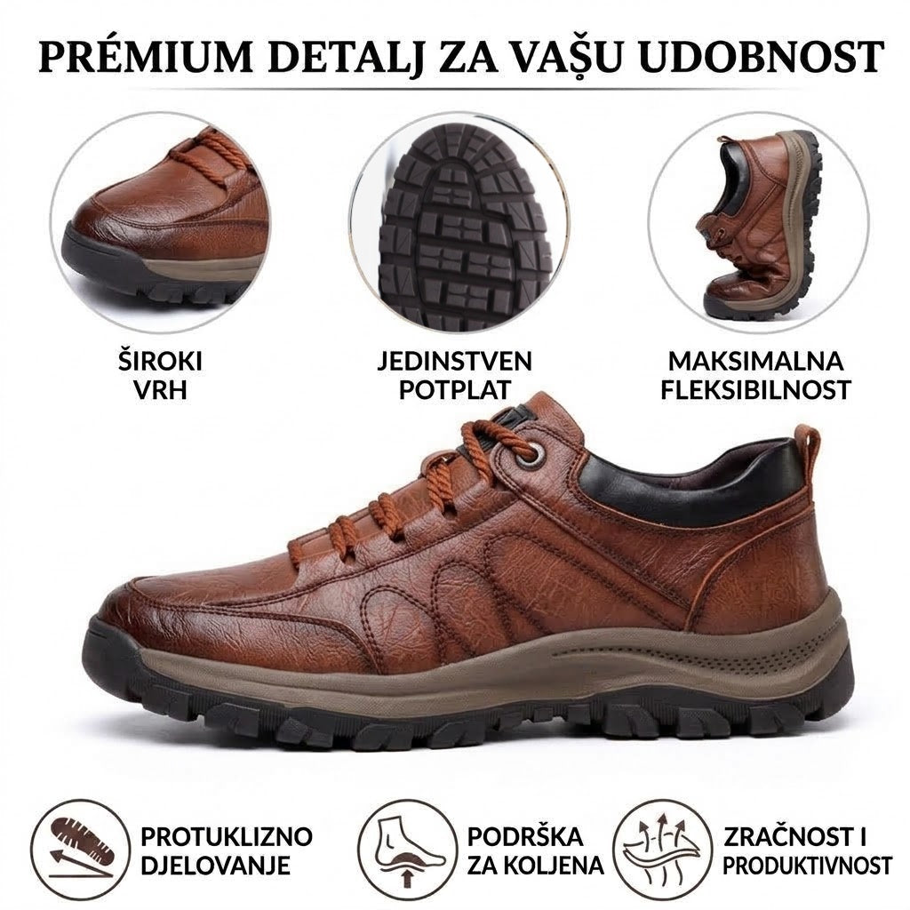 ⏰Zadnji dan! 70% popusta!⏰ Autentične australske ortopedske cipele, izrađene od teleće kože👞 Potpora svodu stopala - ublažava bolove u leđima, zglobovima i stopalima✅
