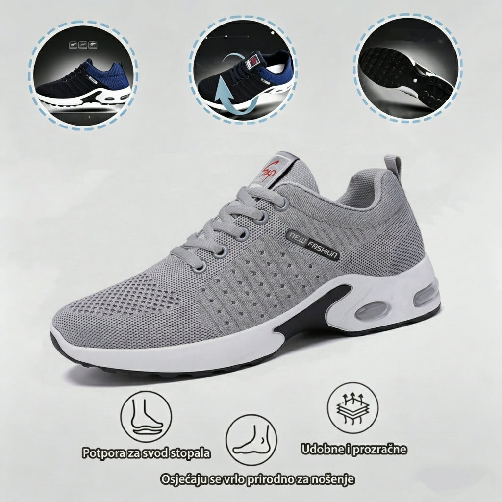 【⏰60% popusta danas! Ne propustite!】 WHITENTO®Ergonomski dizajnirane ortopedske cipele za hodanje koje apsorbiraju udarce✅️Zdrave ortopedske cipele posebno dizajnirane za europske muškarce.