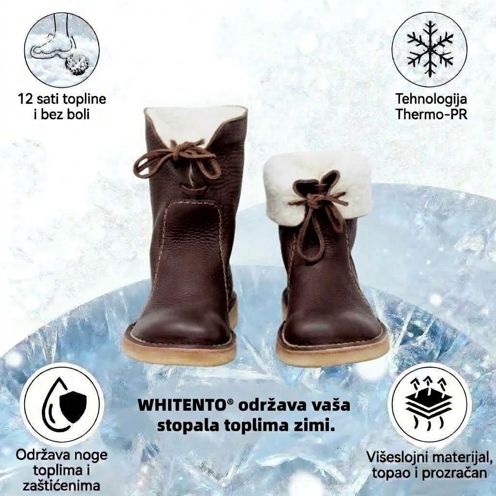 (🔥Ponuda ograničenog trajanja: 70% popusta - Ne propustite!)⏰ - Mekane i udobne tople cipele od ovčje kože u retro stilu✅zimná fleecová podšívka + ručne šité👞 (s potporom za svod stopala za lakše hodanje)