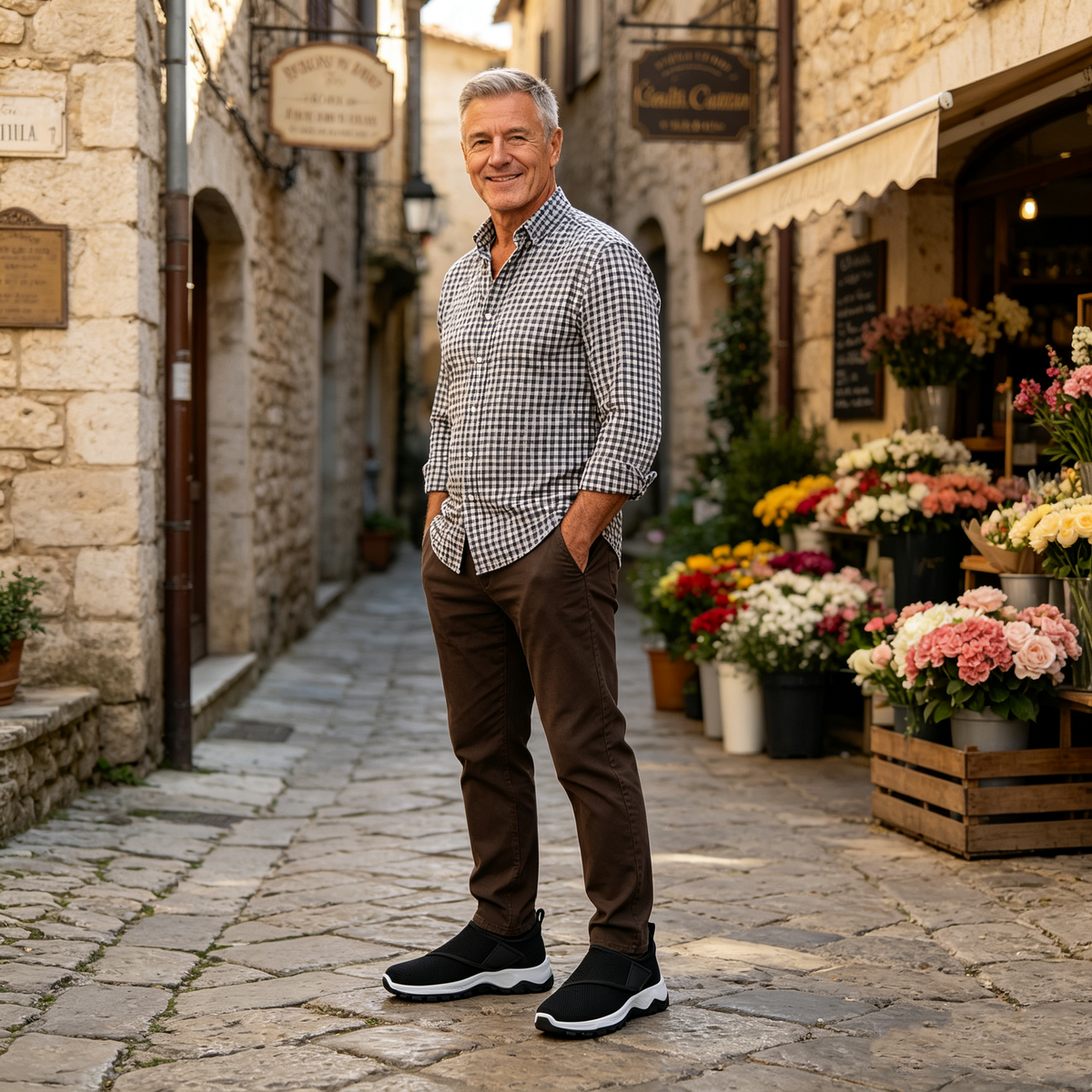 【⏰70% popusta danas! Ne propustite!】WHITENTO®Ergonomski dizajnirane ortopedske cipele za hodanje koje apsorbiraju udarce✅️Zdrave ortopedske cipele posebno dizajnirane za europske muškarce.