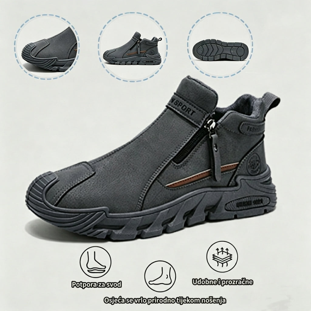 【⏰60% popusta danas! Ne propustite!】WHITENTO®Ergonomski dizajnirane ortopedske cipele za hodanje koje apsorbiraju udarce✅️Zdrave ortopedske cipele posebno dizajnirane za europske muškarce.