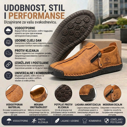 (🔥60% popusta danas - ne propustite!) WHITENTO® - Muške ortopedske cipele od prave kože ✅ Recite zbogom bolovima u stopalima i uživajte u cjelodnevnoj udobnosti!