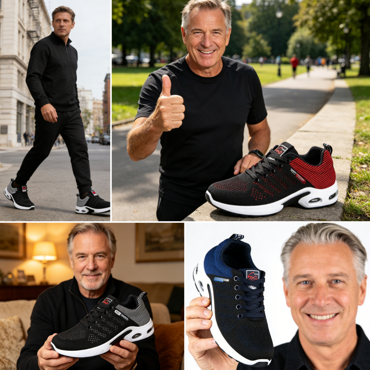 【⏰60% popusta danas! Ne propustite!】 WHITENTO®Ergonomski dizajnirane ortopedske cipele za hodanje koje apsorbiraju udarce✅️Zdrave ortopedske cipele posebno dizajnirane za europske muškarce.
