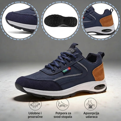 【⏰60% popusta danas! Ne propustite!】 WHITENTO®Ergonomski dizajnirane ortopedske cipele za hodanje koje apsorbiraju udarce✅️Zdrave ortopedske cipele posebno dizajnirane za europske muškarce.