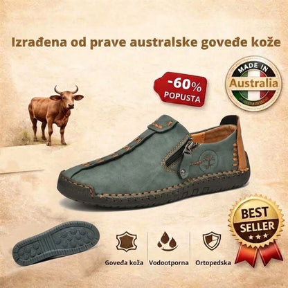 (🔥60% popusta danas - ne propustite!) WHITENTO® - Muške ortopedske cipele od prave kože ✅ Recite zbogom bolovima u stopalima i uživajte u cjelodnevnoj udobnosti!