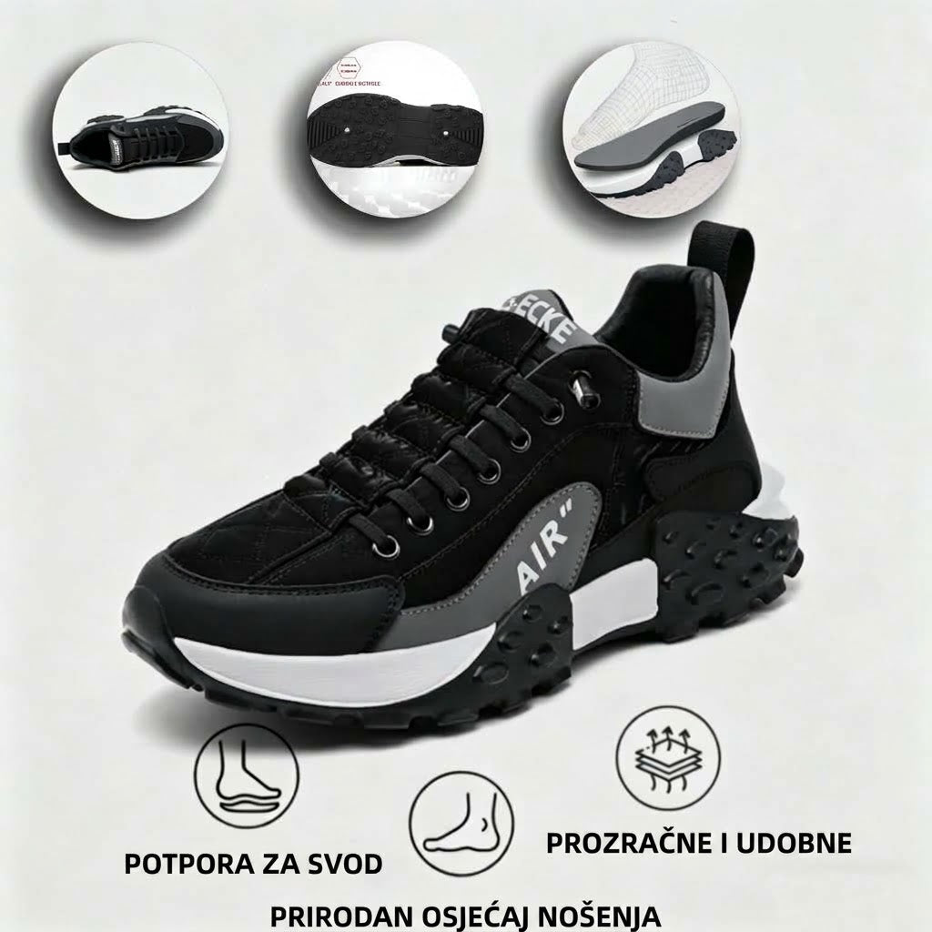【⏰60% popusta danas! Ne propustite!】 WHITENTO®Ergonomski dizajnirane ortopedske cipele za hodanje koje apsorbiraju udarce✅️Zdrave ortopedske cipele posebno dizajnirane za europske muškarce.