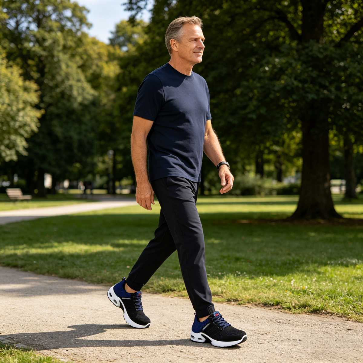 【⏰60% popusta danas! Ne propustite!】 WHITENTO®Ergonomski dizajnirane ortopedske cipele za hodanje koje apsorbiraju udarce✅️Zdrave ortopedske cipele posebno dizajnirane za europske muškarce.