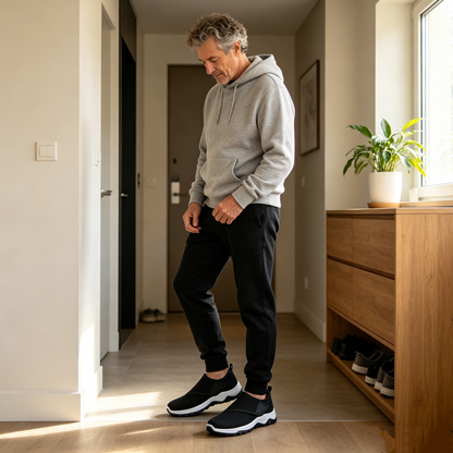 【⏰70% popusta danas! Ne propustite!】WHITENTO®Ergonomski dizajnirane ortopedske cipele za hodanje koje apsorbiraju udarce✅️Zdrave ortopedske cipele posebno dizajnirane za europske muškarce.