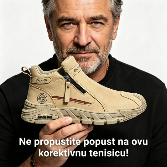 【⏰60% popusta danas! Ne propustite!】WHITENTO®Ergonomski dizajnirane ortopedske cipele za hodanje koje apsorbiraju udarce✅️Zdrave ortopedske cipele posebno dizajnirane za europske muškarce.