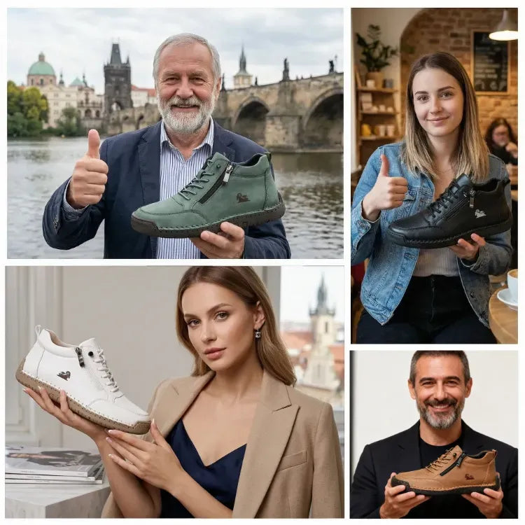 🔥 60% popusta – Ne propustite | Odabrana obuća od teleće kože – ortopedske cipele – 👞 – izdržljive, protuklizne i vodootporne | potpora svodu stopala, ublažavanje boli, unisex