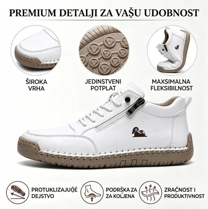 🔥 60% popusta – Ne propustite | Odabrana obuća od teleće kože – ortopedske cipele – 👞 – izdržljive, protuklizne i vodootporne | potpora svodu stopala, ublažavanje boli, unisex