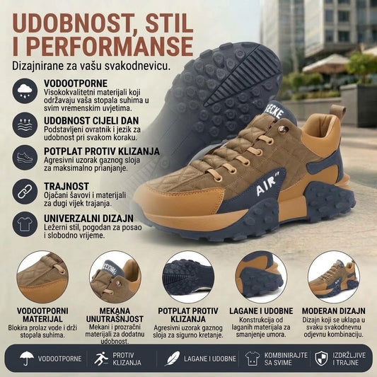 【⏰60% popusta danas! Ne propustite!】 WHITENTO®Ergonomski dizajnirane ortopedske cipele za hodanje koje apsorbiraju udarce✅️Zdrave ortopedske cipele posebno dizajnirane za europske muškarce.