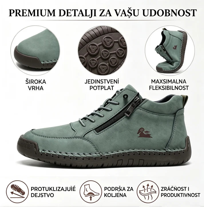🔥 60% popusta – Ne propustite | Odabrana obuća od teleće kože – ortopedske cipele – 👞 – izdržljive, protuklizne i vodootporne | potpora svodu stopala, ublažavanje boli, unisex