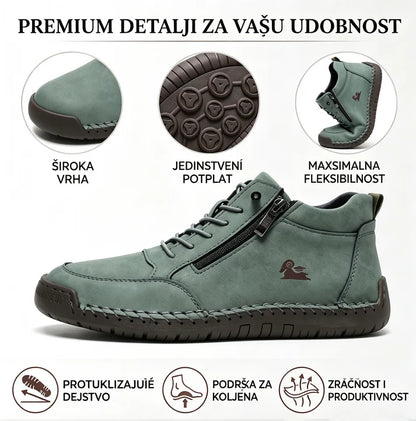 🔥 60% popusta – Ne propustite | Odabrana obuća od teleće kože – ortopedske cipele – 👞 – izdržljive, protuklizne i vodootporne | potpora svodu stopala, ublažavanje boli, unisex
