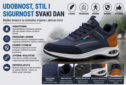 【⏰60% popusta danas! Ne propustite!】 WHITENTO®Ergonomski dizajnirane ortopedske cipele za hodanje koje apsorbiraju udarce✅️Zdrave ortopedske cipele posebno dizajnirane za europske muškarce.