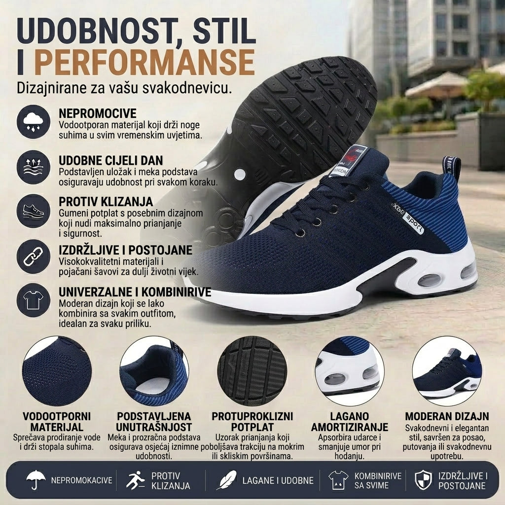 【⏰60% popusta danas! Ne propustite!】 WHITENTO®Ergonomski dizajnirane ortopedske cipele za hodanje koje apsorbiraju udarce✅️Zdrave ortopedske cipele posebno dizajnirane za europske muškarce.