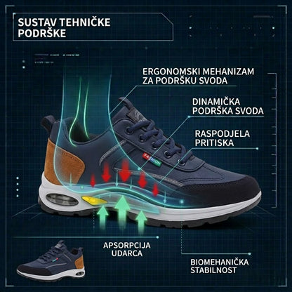 【⏰60% popusta danas! Ne propustite!】 WHITENTO®Ergonomski dizajnirane ortopedske cipele za hodanje koje apsorbiraju udarce✅️Zdrave ortopedske cipele posebno dizajnirane za europske muškarce.
