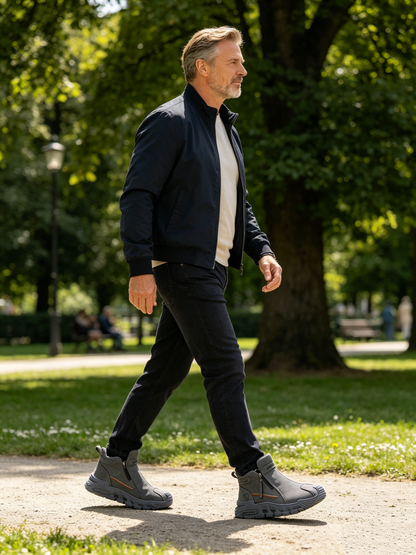 【⏰60% popusta danas! Ne propustite!】WHITENTO®Ergonomski dizajnirane ortopedske cipele za hodanje koje apsorbiraju udarce✅️Zdrave ortopedske cipele posebno dizajnirane za europske muškarce.
