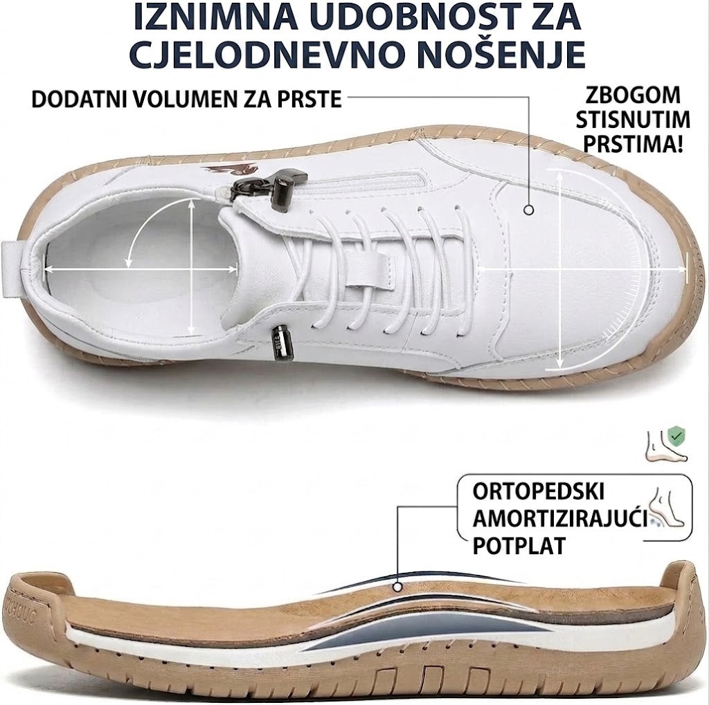 🔥 60% popusta – Ne propustite | Odabrana obuća od teleće kože – ortopedske cipele – 👞 – izdržljive, protuklizne i vodootporne | potpora svodu stopala, ublažavanje boli, unisex