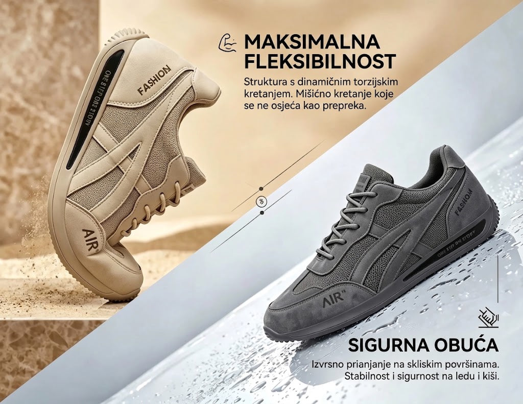 【⏰60% popusta danas! Ne propustite!】WHITENTO®Ergonomski dizajnirane ortopedske cipele za hodanje koje apsorbiraju udarce✅️Zdrave ortopedske cipele posebno dizajnirane za europske muškarce.