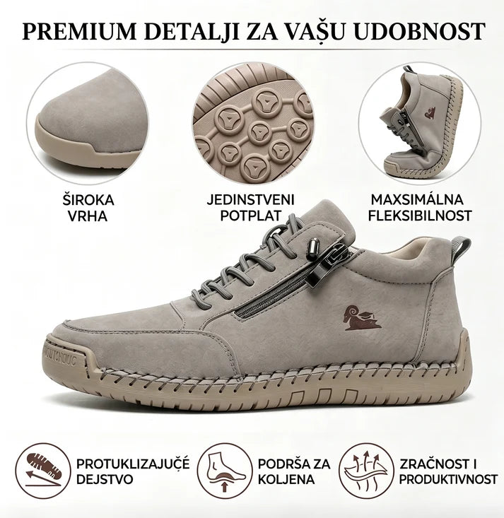 🔥 60% popusta – Ne propustite | Odabrana obuća od teleće kože – ortopedske cipele – 👞 – izdržljive, protuklizne i vodootporne | potpora svodu stopala, ublažavanje boli, unisex