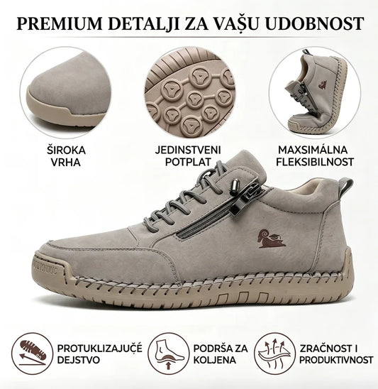 🔥 60% popusta – Ne propustite | Odabrana obuća od teleće kože – ortopedske cipele – 👞 – izdržljive, protuklizne i vodootporne | potpora svodu stopala, ublažavanje boli, unisex