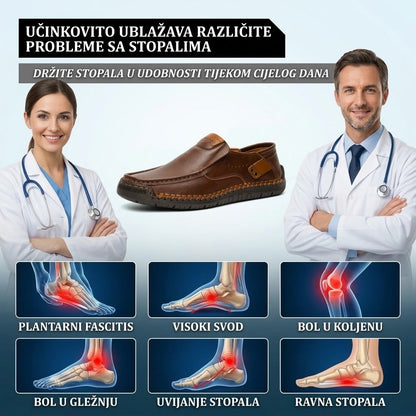 🔥 70% popusta – Ne propustite | Odabrana obuća od teleće kože – ortopedske cipele – 👞 – izdržljive, protuklizne i vodootporne | potpora svodu stopala, ublažavanje boli, unisex