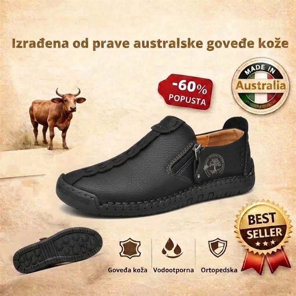 (🔥60% popusta danas - ne propustite!) WHITENTO® - Muške ortopedske cipele od prave kože ✅ Recite zbogom bolovima u stopalima i uživajte u cjelodnevnoj udobnosti!