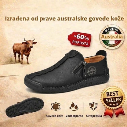 (🔥60% popusta danas - ne propustite!) WHITENTO® - Muške ortopedske cipele od prave kože ✅ Recite zbogom bolovima u stopalima i uživajte u cjelodnevnoj udobnosti!
