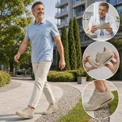 【⏰60% popusta danas! Ne propustite!】WHITENTO®Ergonomski dizajnirane ortopedske cipele za hodanje koje apsorbiraju udarce✅️Zdrave ortopedske cipele posebno dizajnirane za europske muškarce.