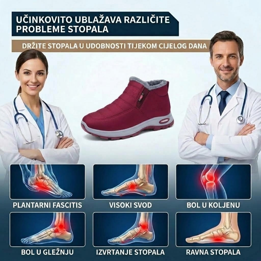 (🎉 Posebna ponuda za danas: 70 % popusta – ne propustite!) ⏰ Ergonomske ortopedske zimske cipele koje učinkovito ublažavaju bolove u stopalima, koljenima i leđima ✅ prikladne za muškarce i žene.